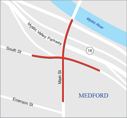 Medford: Intersection Improvements at Main Street and South Street 